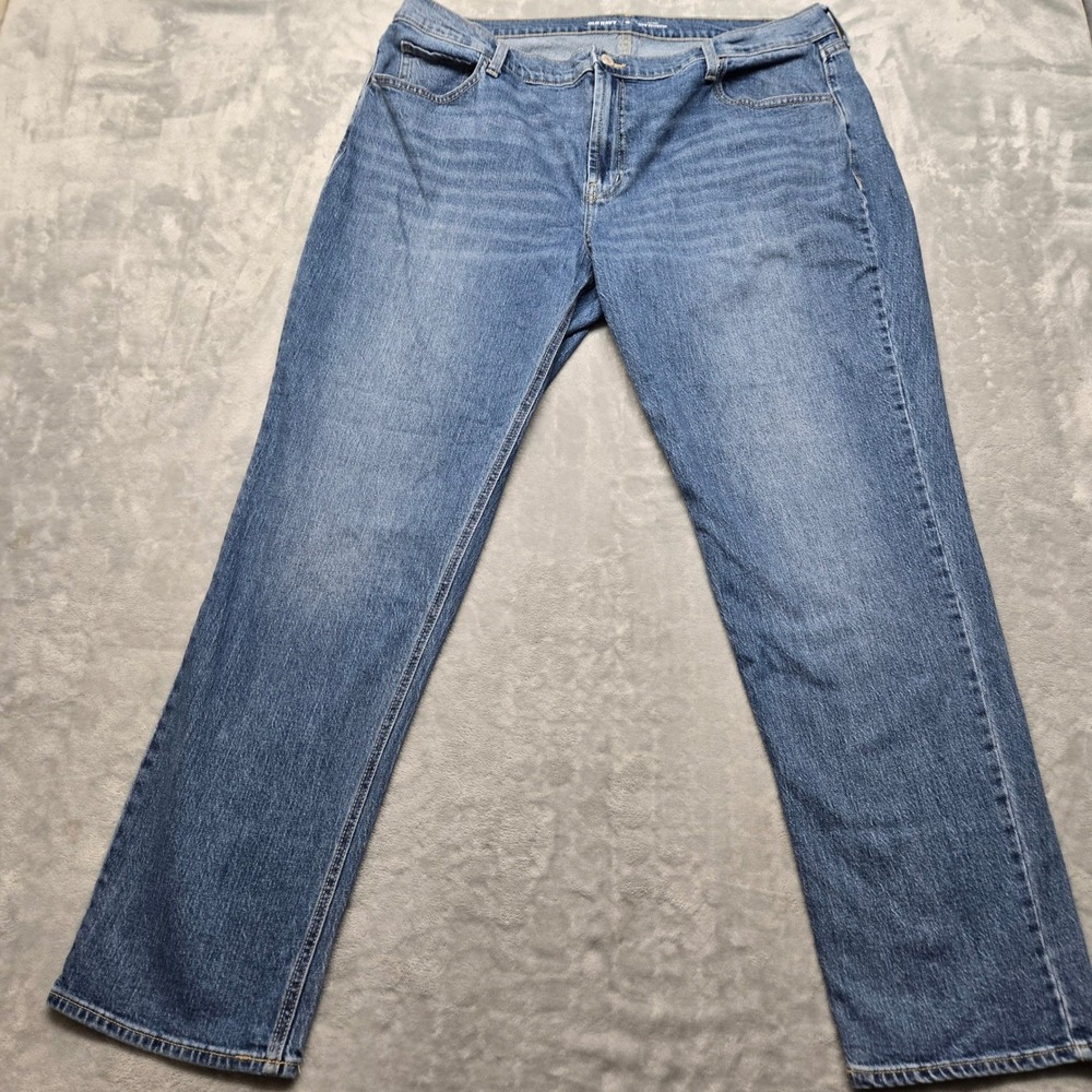 Old Navy Mid-Rise Wow Boyfriend Jean Size 18 Blue Medium Wash Straight Leg Denim